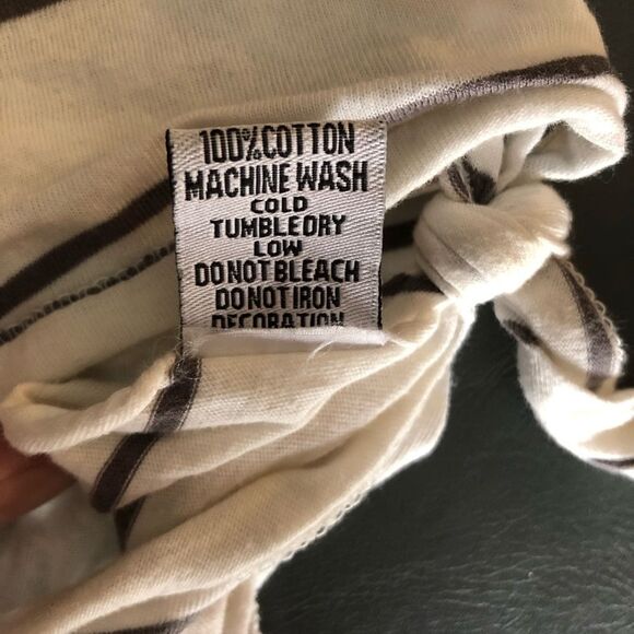 O’Neill Small Open Sided White&Grey Striped Shirt - Picture 4 of 4